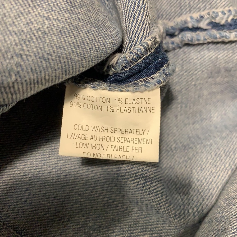 Intermix Ruffle Jean Skirt - Picture 4 of 4